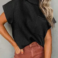 The Classic Black Sweater Tank