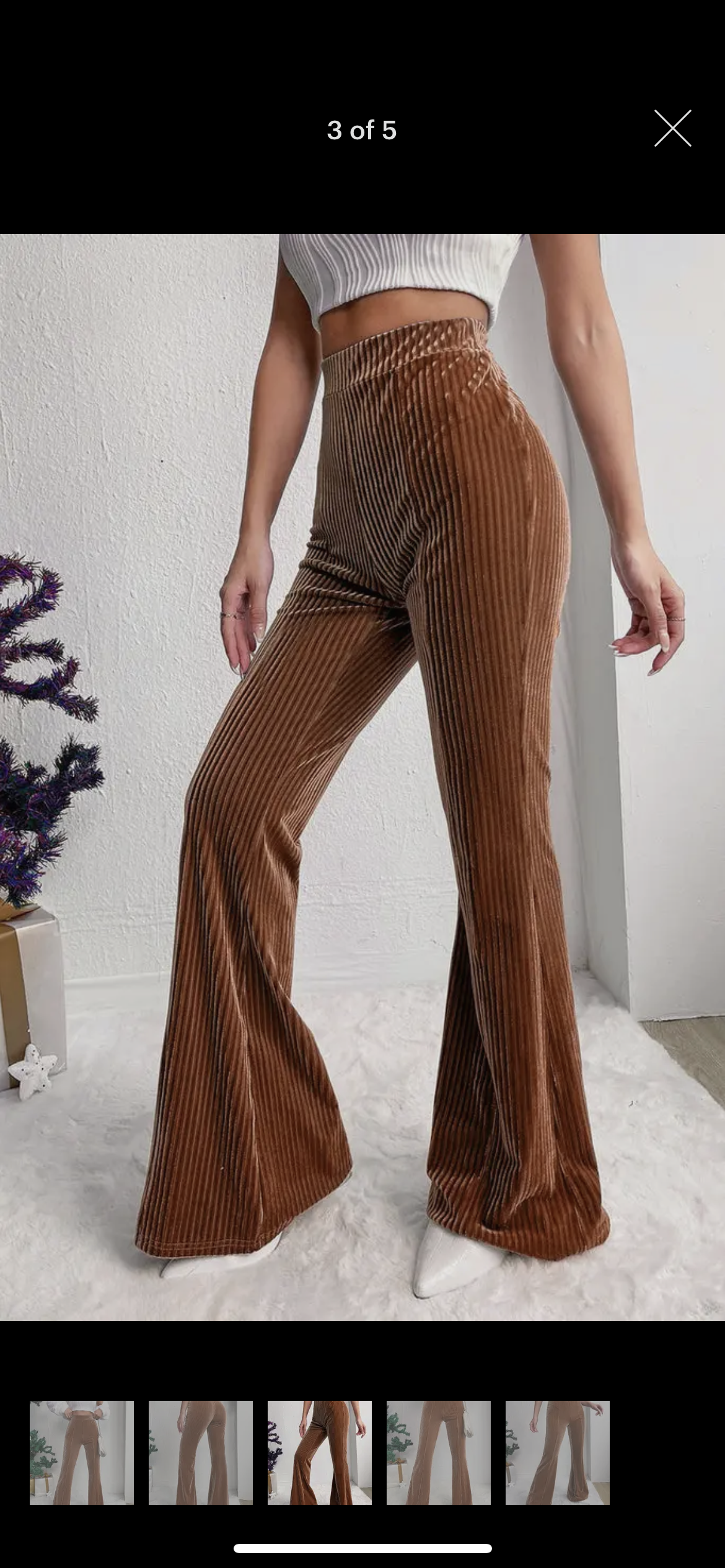 The Velvet Ribbed Pant