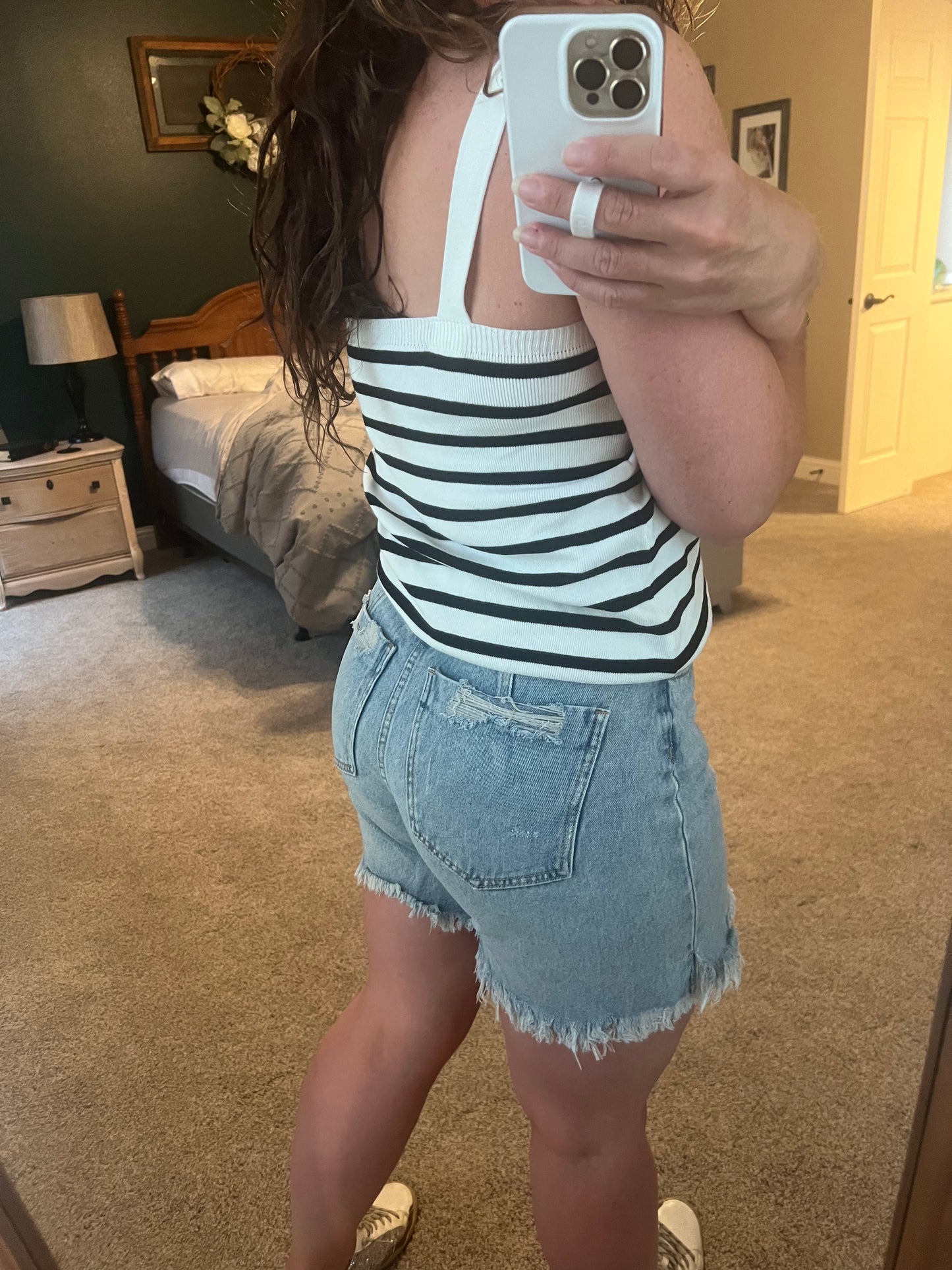 The Mom Jean Shorts